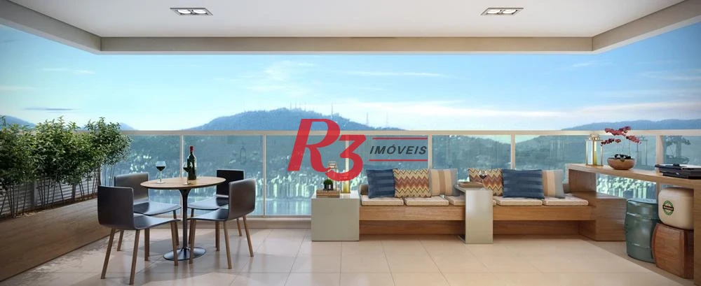 Apartamento para alugar, 53 m² por R$ 4.600,00/mês - Ponta da Praia - Santos/SP