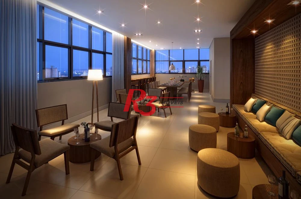 Apartamento para alugar, 53 m² por R$ 4.600,00/mês - Ponta da Praia - Santos/SP