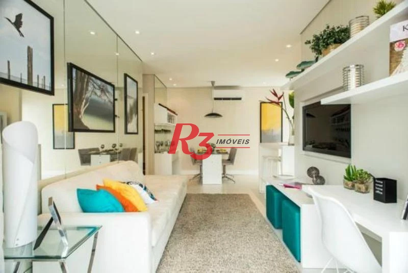 Apartamento com 2 dormitórios à venda, 64 m² por R$ 540.000,00 - Estuário - Santos/SP