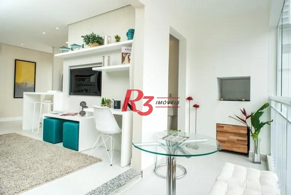 Apartamento com 2 dormitórios à venda, 64 m² por R$ 540.000,00 - Estuário - Santos/SP