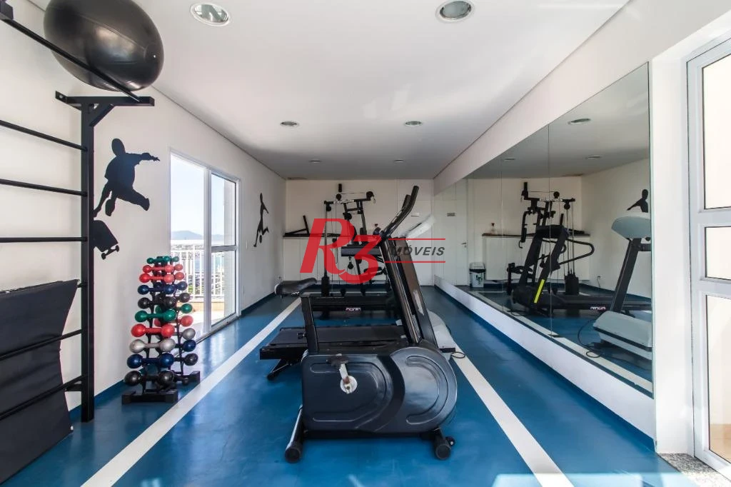 Apartamento com 2 dormitórios à venda, 64 m² por R$ 540.000,00 - Estuário - Santos/SP