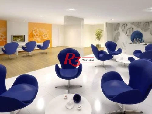 Apartamento com 2 dormitórios à venda, 64 m² por R$ 640.000,00 - Marapé - Santos/SP