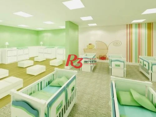 Apartamento com 2 dormitórios à venda, 64 m² por R$ 640.000,00 - Marapé - Santos/SP