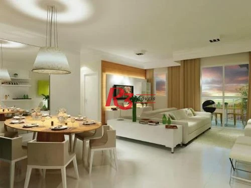 Apartamento com 2 dormitórios à venda, 64 m² por R$ 640.000,00 - Marapé - Santos/SP