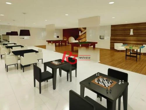 Apartamento com 2 dormitórios à venda, 64 m² por R$ 640.000,00 - Marapé - Santos/SP
