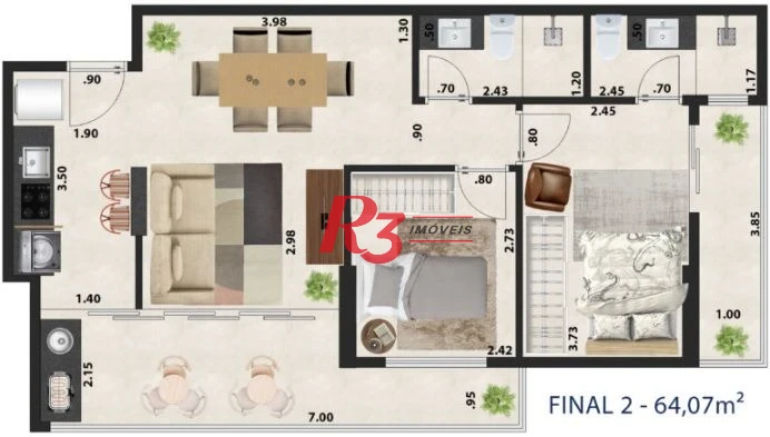 Residencial 9 de Julho em Santos