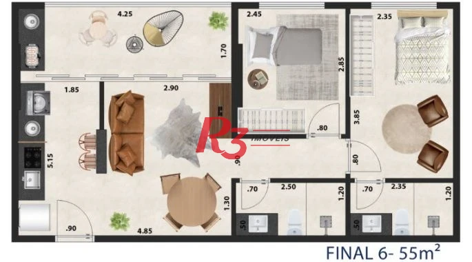Residencial 9 de Julho em Santos