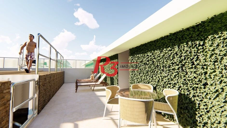 Apartamento com 2 dormitórios, 55 m² - venda por R$ 640.000,00 ou aluguel por R$ 4.900,00/mês - Marapé - Santos/SP