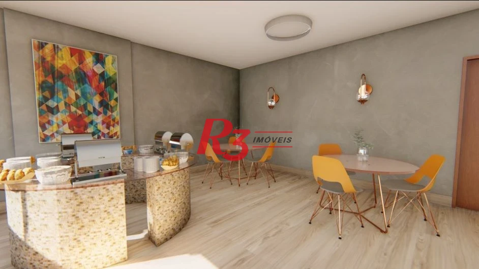 Apartamento com 2 dormitórios, 55 m² - venda por R$ 640.000,00 ou aluguel por R$ 4.900,00/mês - Marapé - Santos/SP