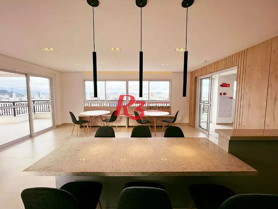 Apartamento com 2 dormitórios à venda, 78 m² por R$ 850.000,00 - Marapé - Santos/SP