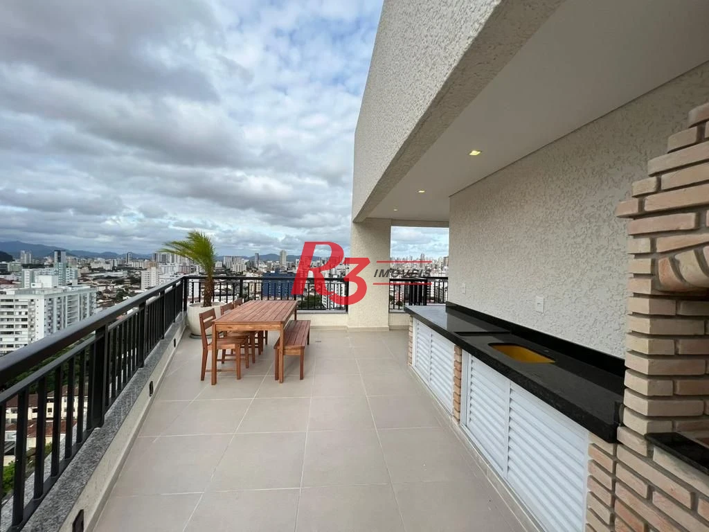 Apartamento com 2 dormitórios à venda, 78 m² por R$ 850.000,00 - Marapé - Santos/SP
