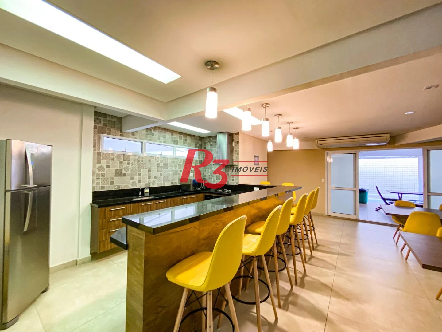 Apartamento com 1 dormitório para alugar, 56 m² por R$ 3.800,02/mês - Ponta da Praia - Santos/SP