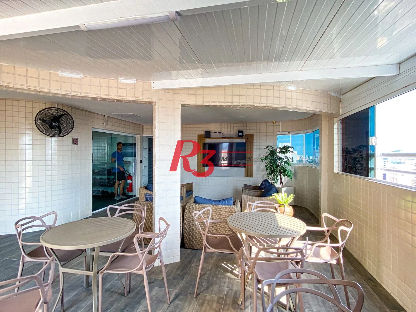 Apartamento com 1 dormitório para alugar, 56 m² por R$ 3.800,02/mês - Ponta da Praia - Santos/SP