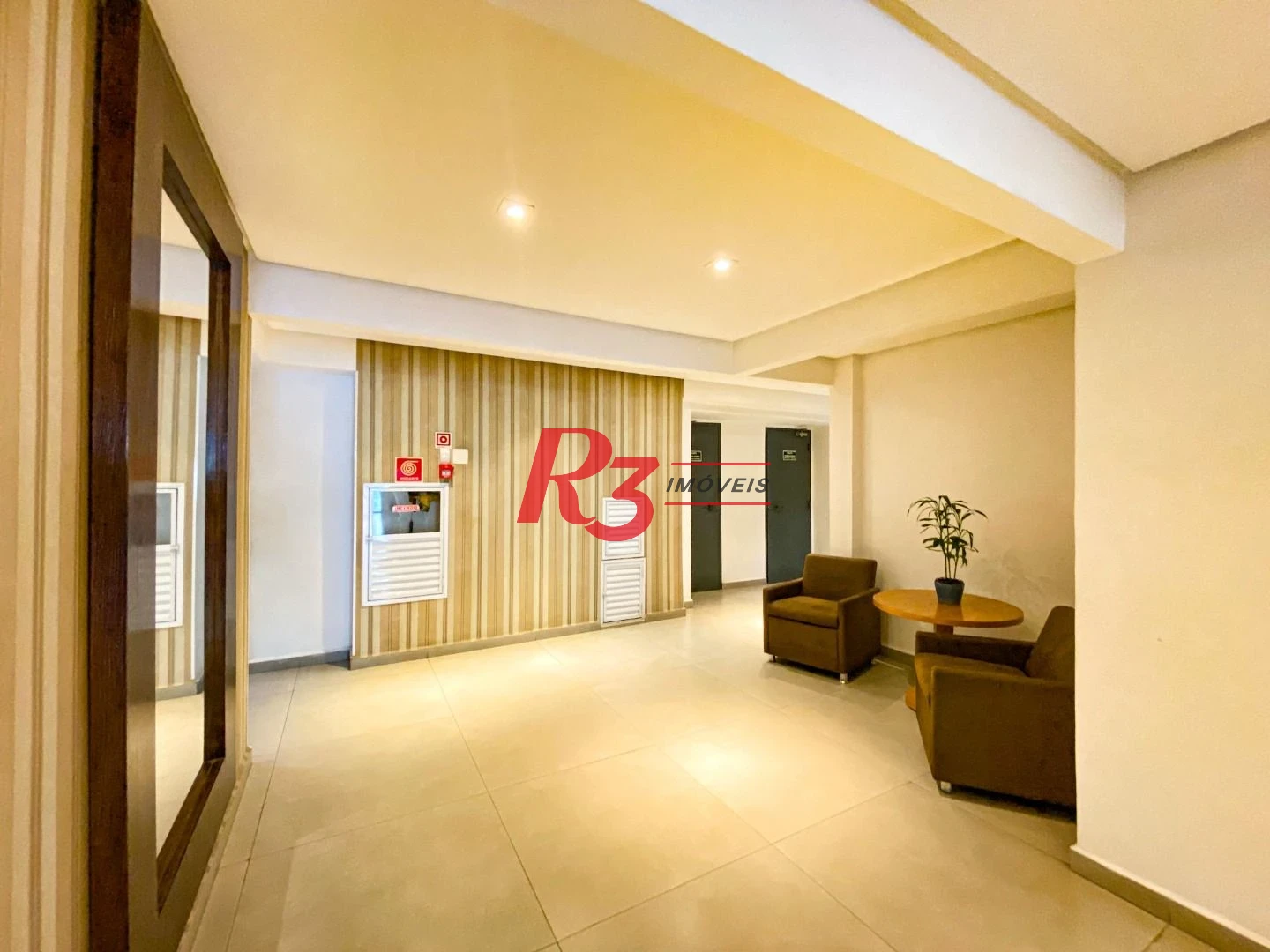 Apartamento com 1 dormitório para alugar, 56 m² por R$ 3.800,02/mês - Ponta da Praia - Santos/SP