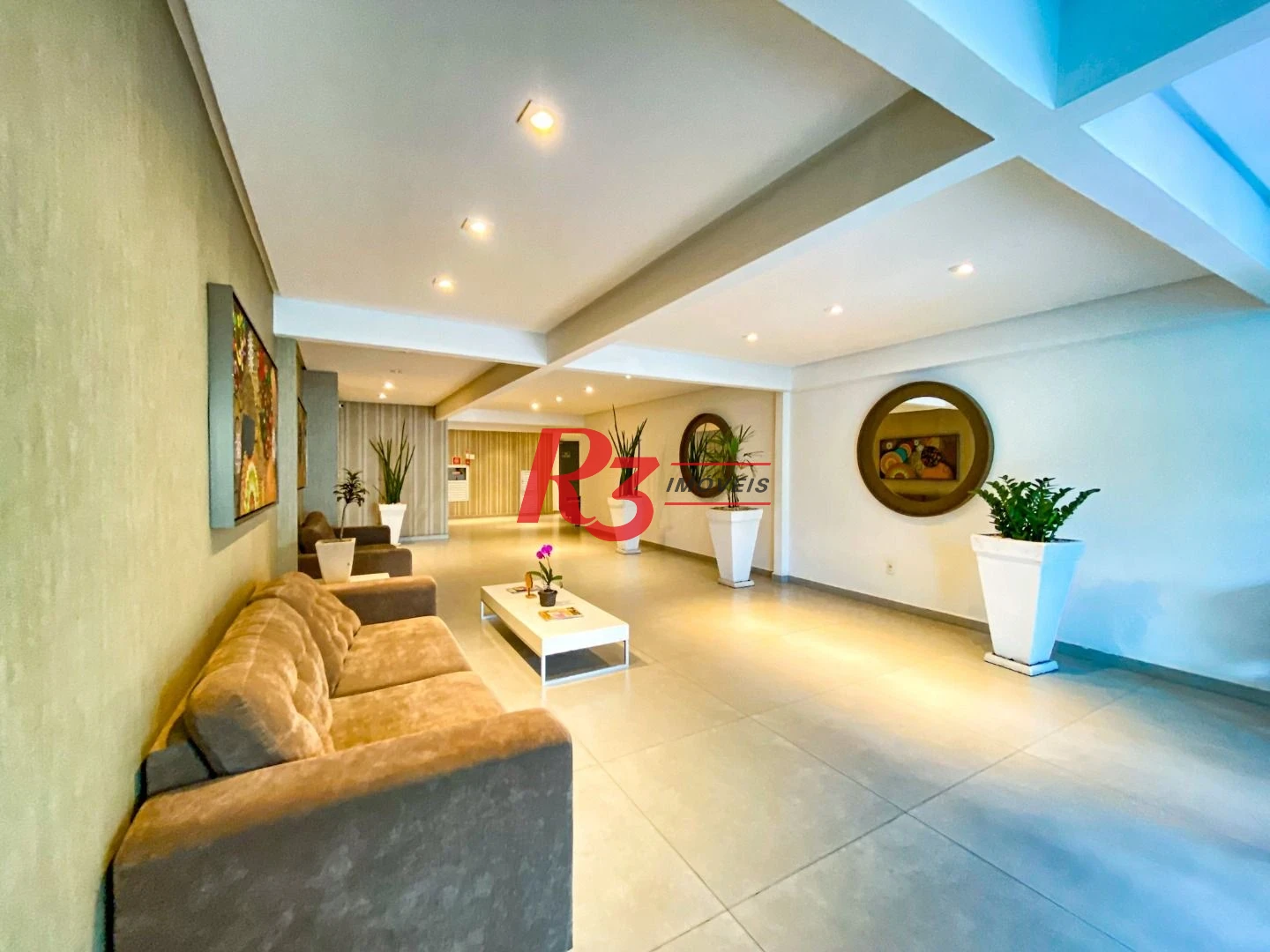 Apartamento com 1 dormitório para alugar, 56 m² por R$ 3.800,02/mês - Ponta da Praia - Santos/SP
