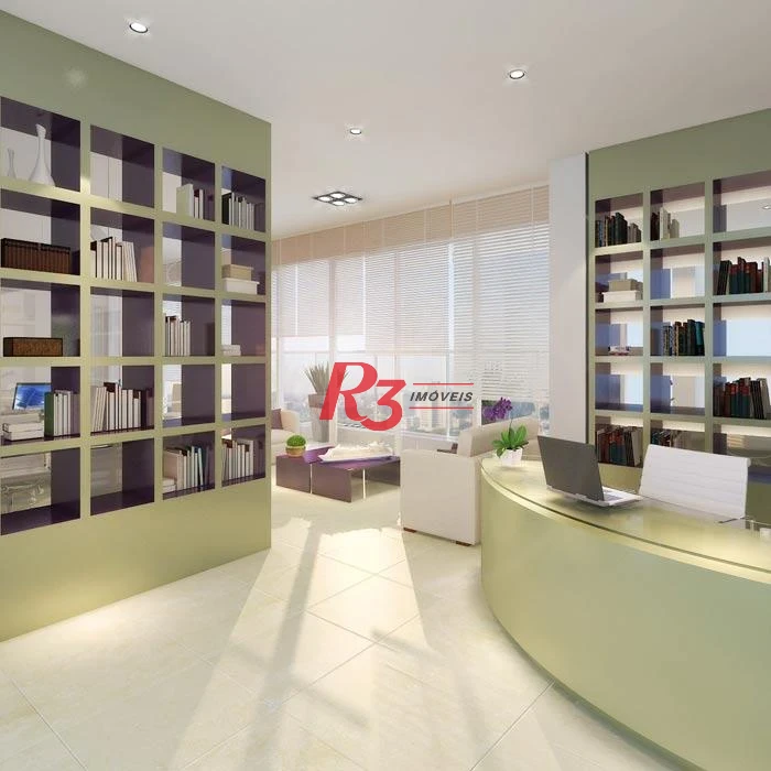 Sala à venda, 68 m² por R$ 595.000,00 - Encruzilhada - Santos/SP