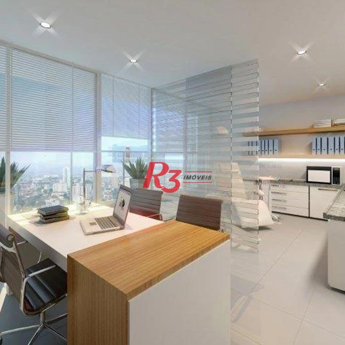 Sala à venda, 68 m² por R$ 595.000,00 - Encruzilhada - Santos/SP