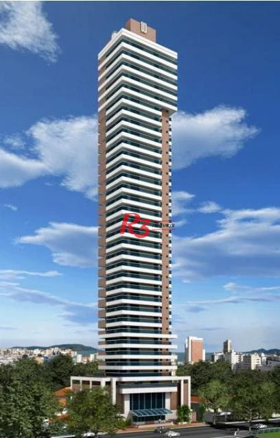 Apartamento com 4 dormitórios à venda, 228 m² por R$ 3.800.000,00 - Gonzaga - Santos/SP