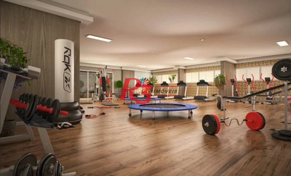Apartamento Garden com 2 dormitórios à venda, 75 m² por R$ 692.000,00 - Boqueirão - Praia Grande/SP