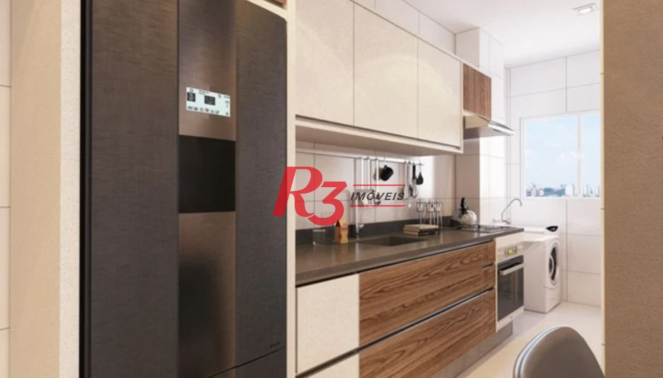 Apartamento Garden com 2 dormitórios à venda, 75 m² por R$ 692.000,00 - Boqueirão - Praia Grande/SP