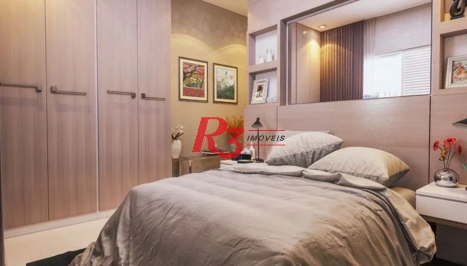 Apartamento Garden com 2 dormitórios à venda, 75 m² por R$ 692.000,00 - Boqueirão - Praia Grande/SP