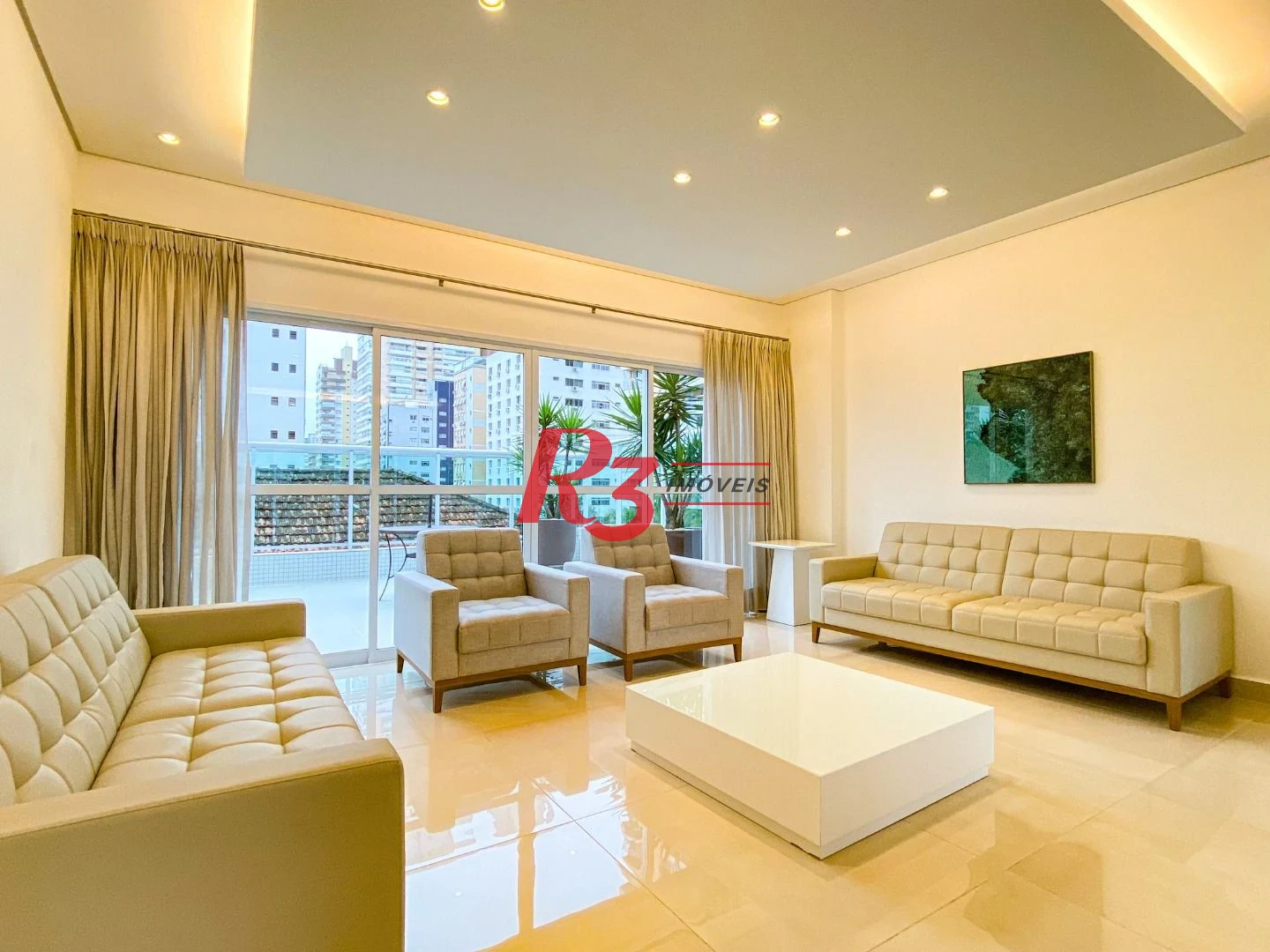 Apartamento com 2 dormitórios para alugar, 74 m² por R$ 7.000,00/mês - Gonzaga - Santos/SP