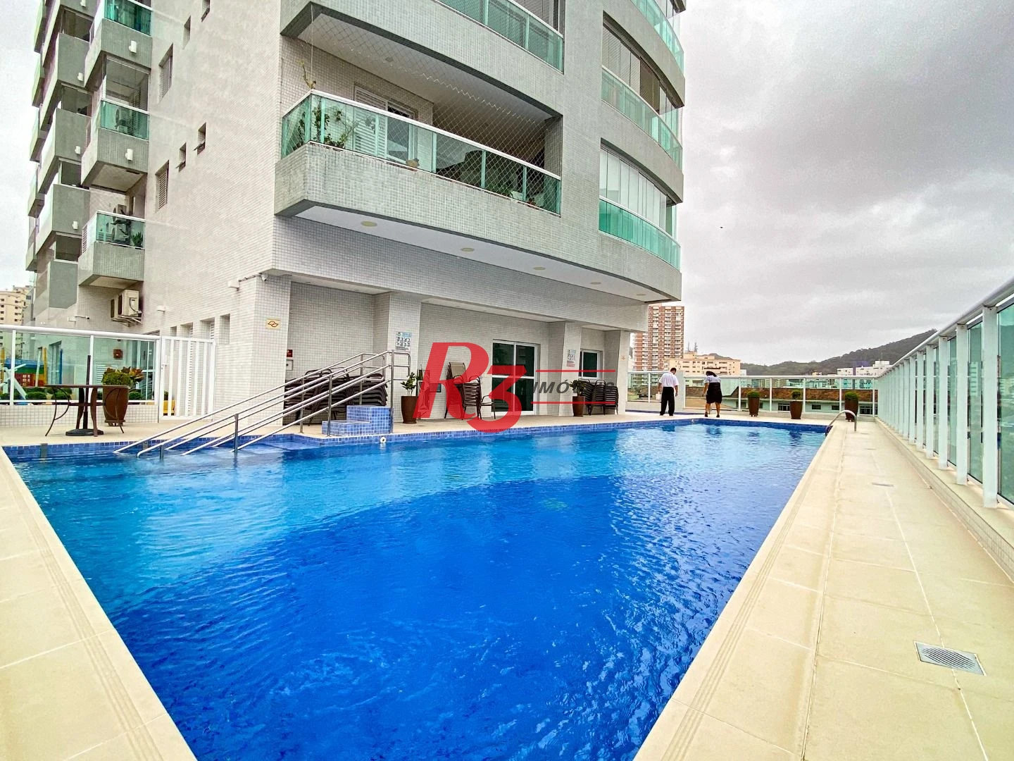 Apartamento com 2 dormitórios para alugar, 74 m² por R$ 7.000,00/mês - Gonzaga - Santos/SP