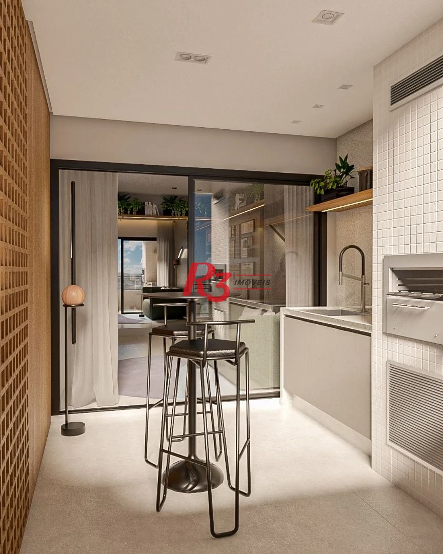 Apartamento à venda, 68 m² por R$ 619.329,38 - Marapé - Santos/SP