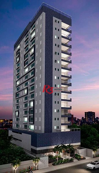 Apartamento com 2 dormitórios à venda, 72 m² por R$ 845.000,00 - Campo Grande - Santos/SP