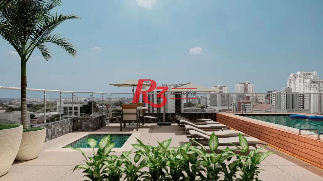 Apartamento com 2 dormitórios à venda, 72 m² por R$ 845.000,00 - Campo Grande - Santos/SP