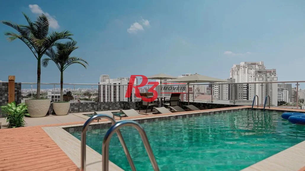 Apartamento com 2 dormitórios à venda, 72 m² por R$ 845.000,00 - Campo Grande - Santos/SP