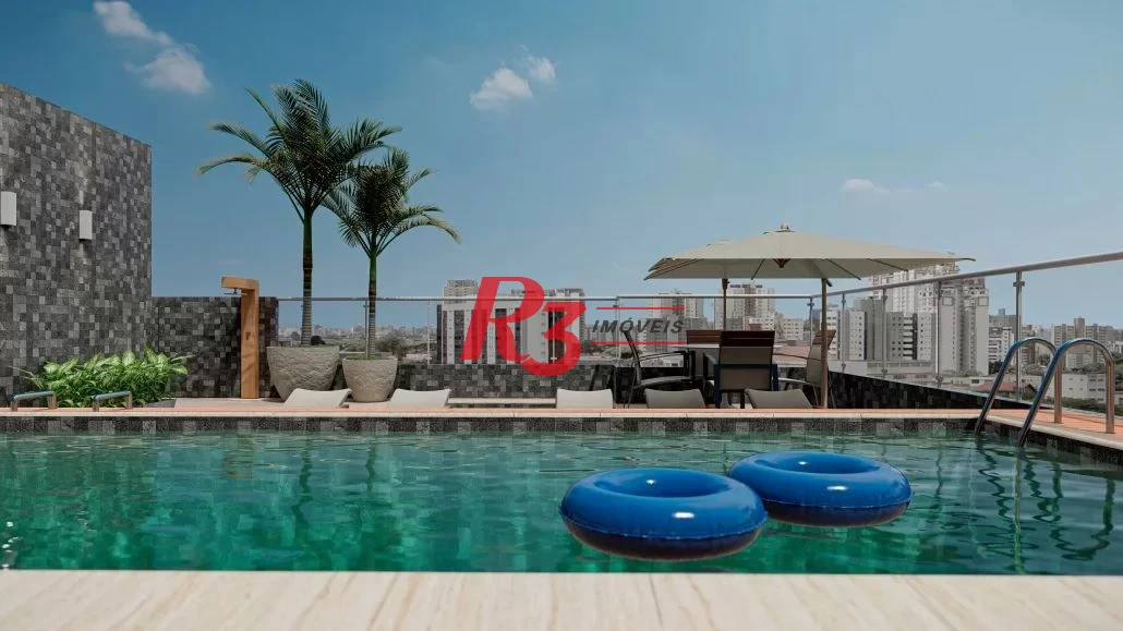Apartamento com 2 dormitórios à venda, 72 m² por R$ 845.000,00 - Campo Grande - Santos/SP