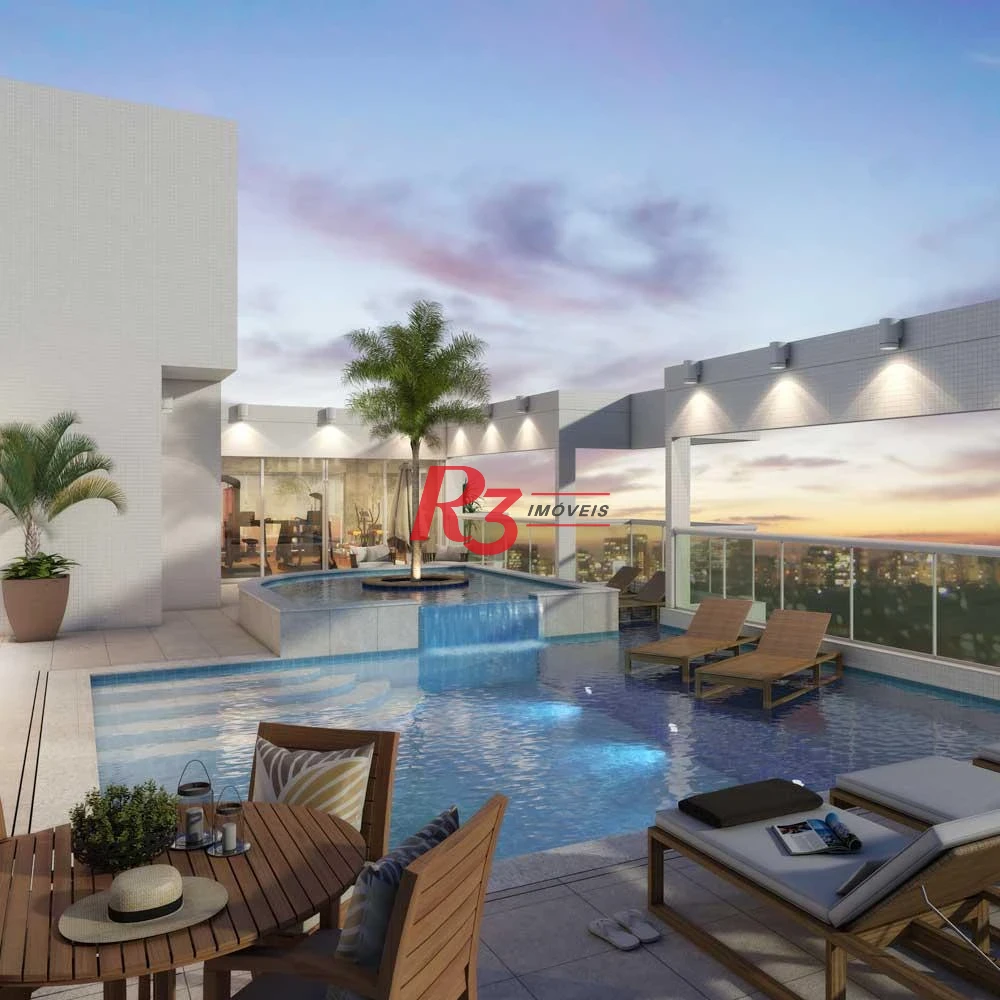 Apartamento com 3 suítes, 170 m² - venda por R$ 2.490.000 ou aluguel por R$ 20.000/mês - Boqueirão - Santos/SP