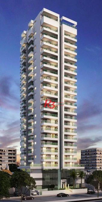 Apartamento com 3 suítes, 170 m² - venda por R$ 2.490.000 ou aluguel por R$ 20.000/mês - Boqueirão - Santos/SP