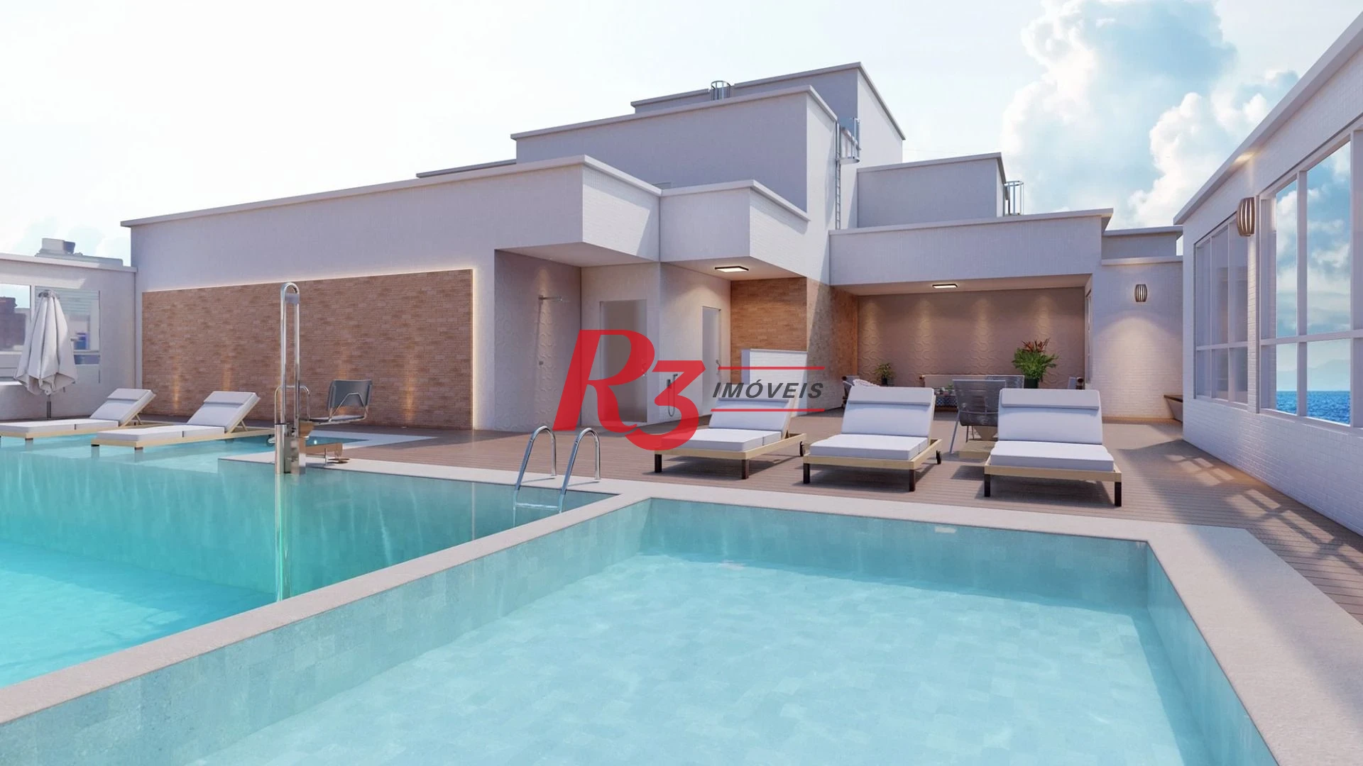 Apartamento Garden à venda, 170 m² por R$ 2.813.015,00 - Aparecida - Santos/SP