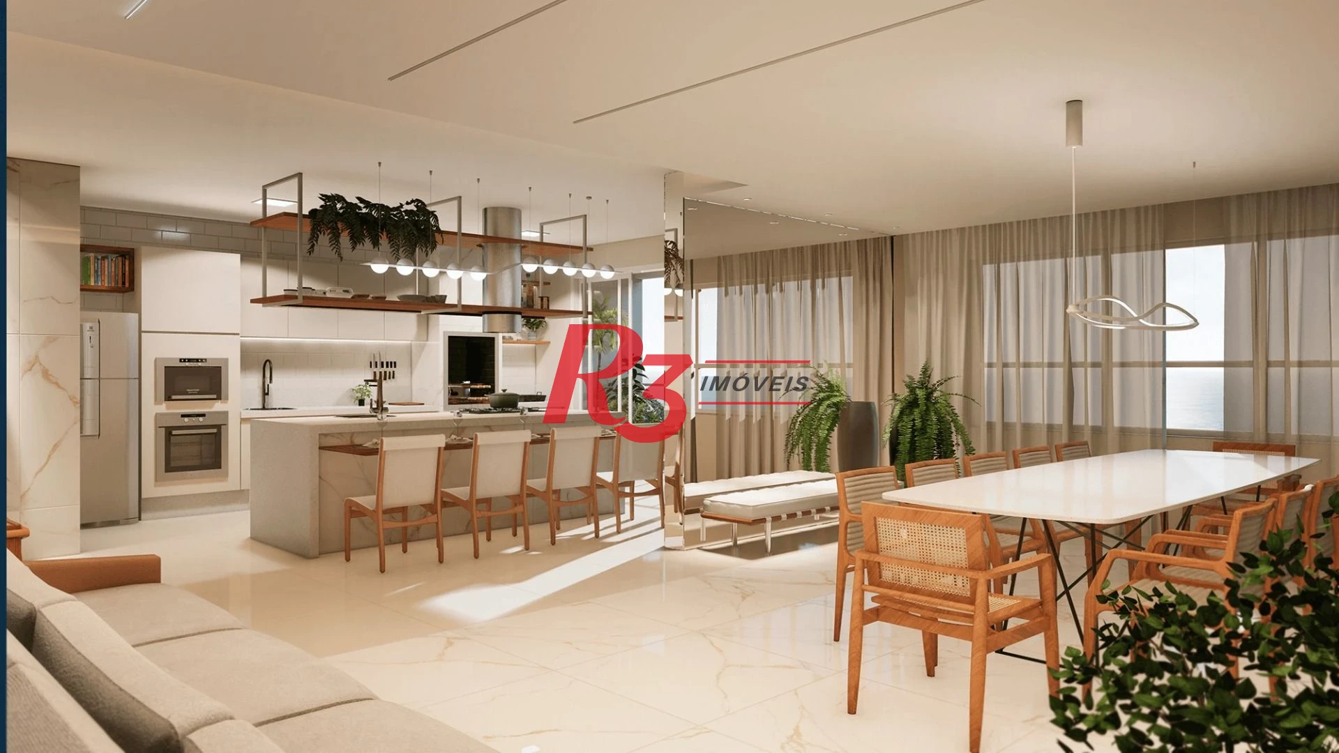 Apartamento Garden à venda, 170 m² por R$ 2.813.015,00 - Aparecida - Santos/SP