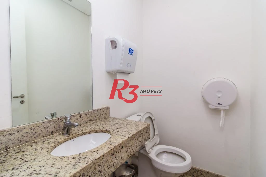 Andar Corporativo para alugar, 648 m² por R$ 55.231,00/mês - Gonzaga - Santos/SP