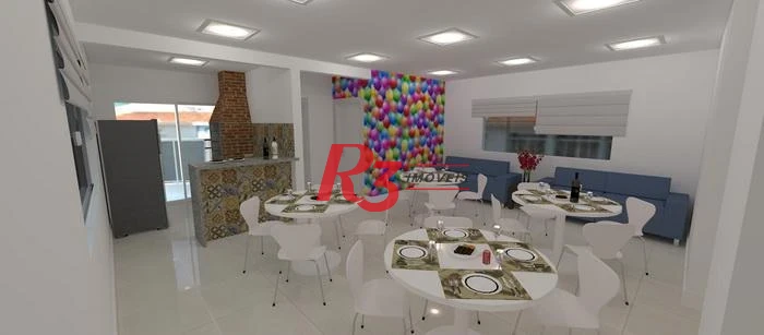 Cobertura com 2 dormitórios à venda, 109 m² por R$ 945.000,00 - Marapé - Santos/SP