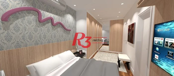 Cobertura com 2 dormitórios à venda, 109 m² por R$ 945.000,00 - Marapé - Santos/SP