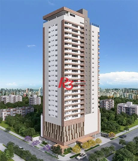 Apartamento com 3 dormitórios à venda, 127 m² por R$ 2.450.000,00 - Gonzaga - Santos/SP