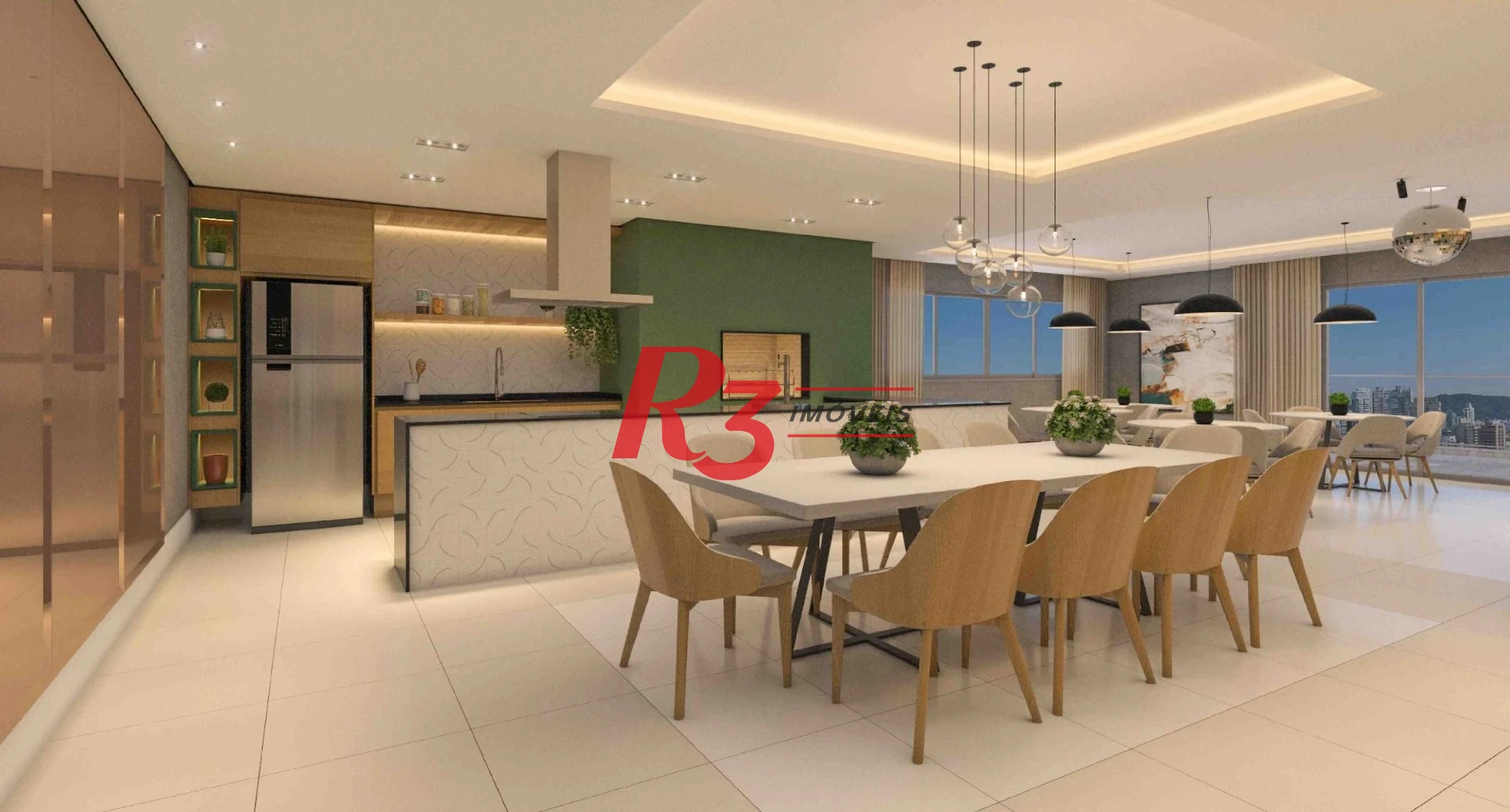 Apartamento com 3 dormitórios à venda, 127 m² por R$ 2.450.000,00 - Gonzaga - Santos/SP