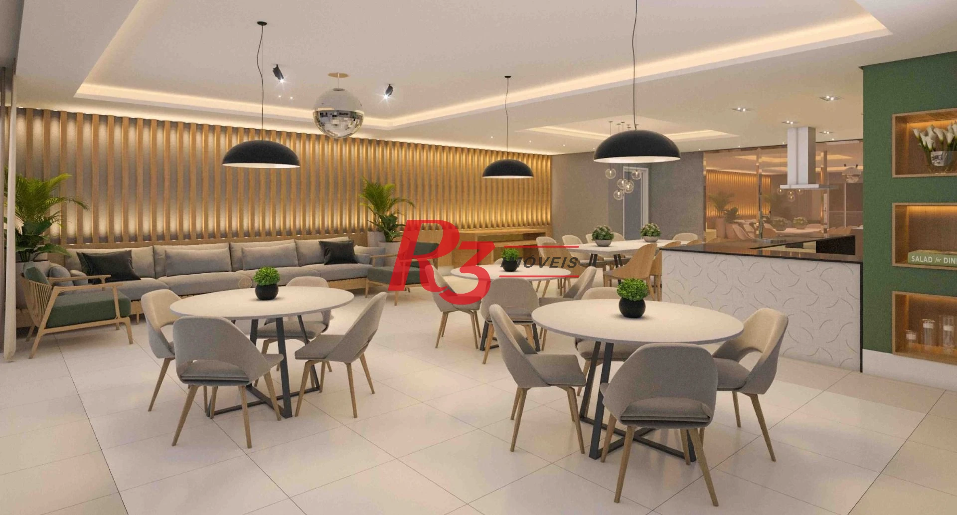 Apartamento com 3 dormitórios à venda, 127 m² por R$ 2.450.000,00 - Gonzaga - Santos/SP