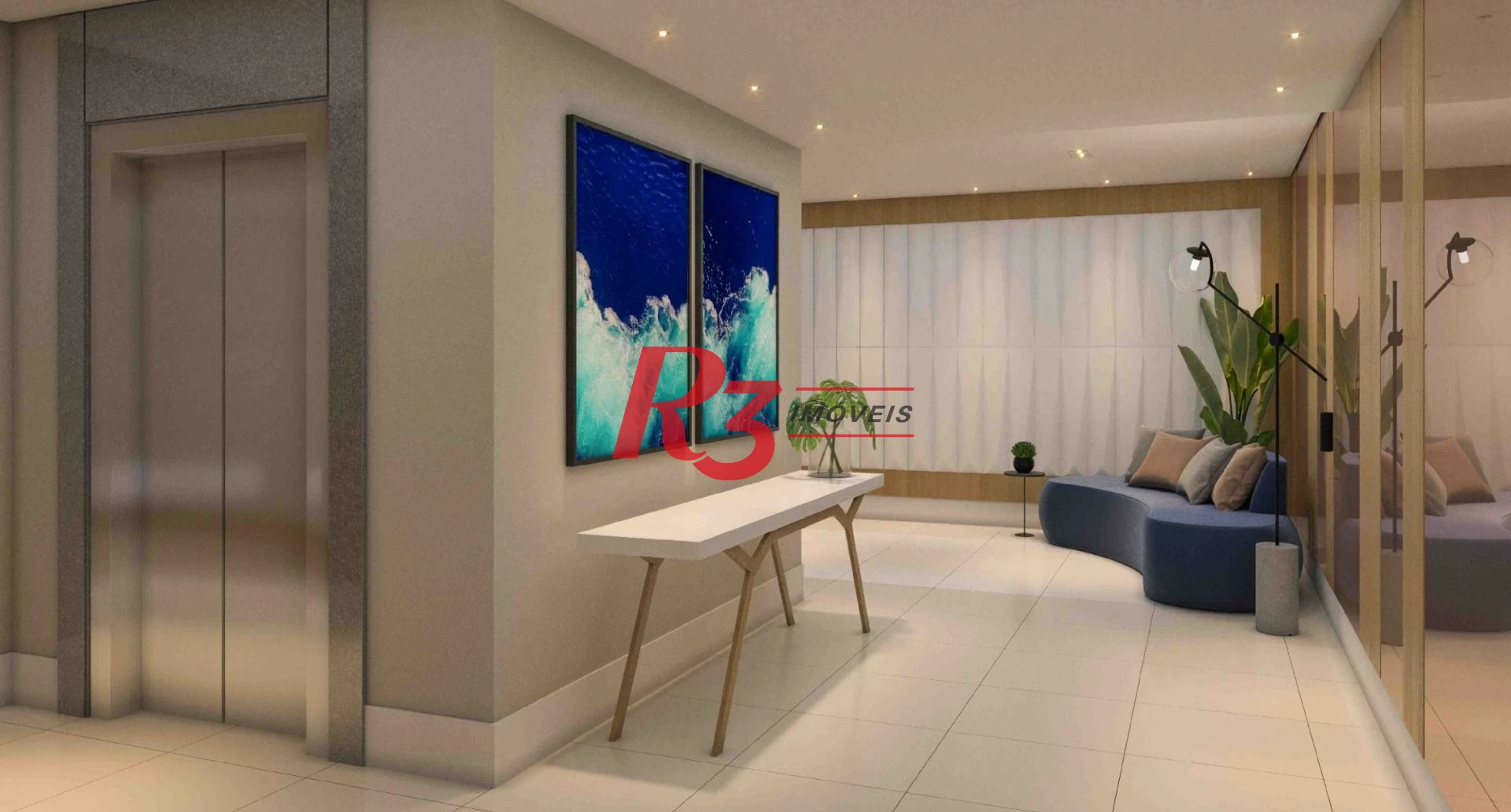 Apartamento com 3 dormitórios à venda, 127 m² por R$ 2.450.000,00 - Gonzaga - Santos/SP