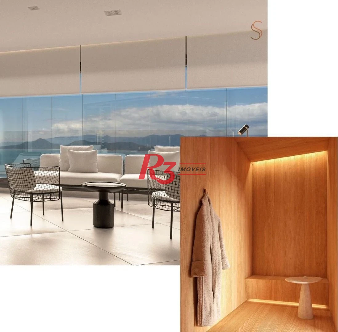 Frente mar de altíssimo padrão em Santos! Empreedimento mais exclusivo de Santos