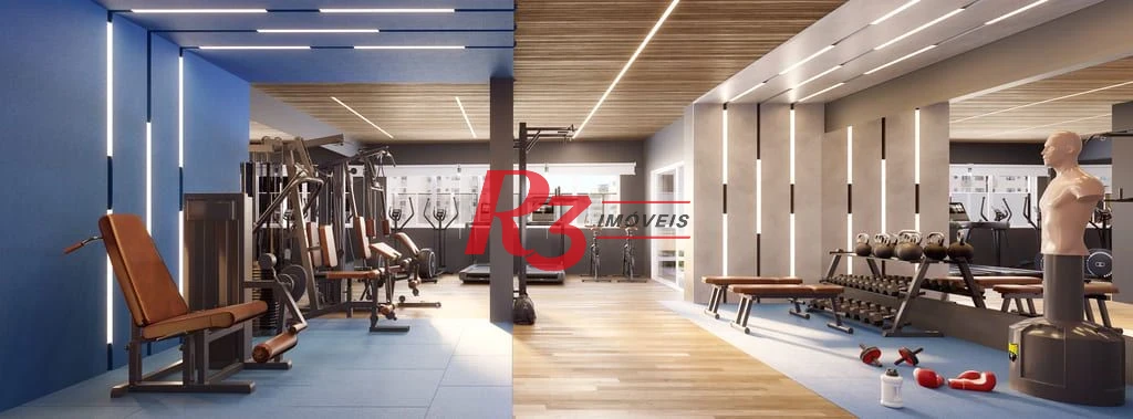 Apartamento à venda, 108 m² por R$ 1.627.029,20 - José Menino - Santos/SP