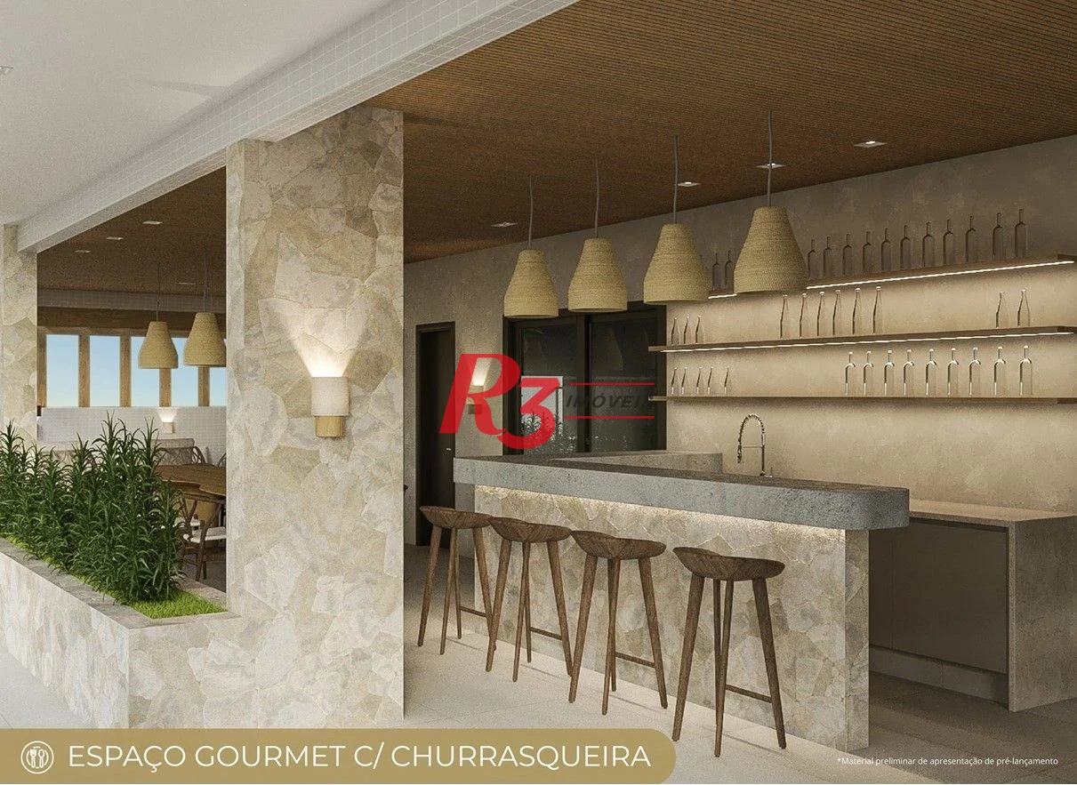 Apartamento com 1 dormitório à venda, 50 m² por R$ 600.000,00 - Marapé - Santos/SP