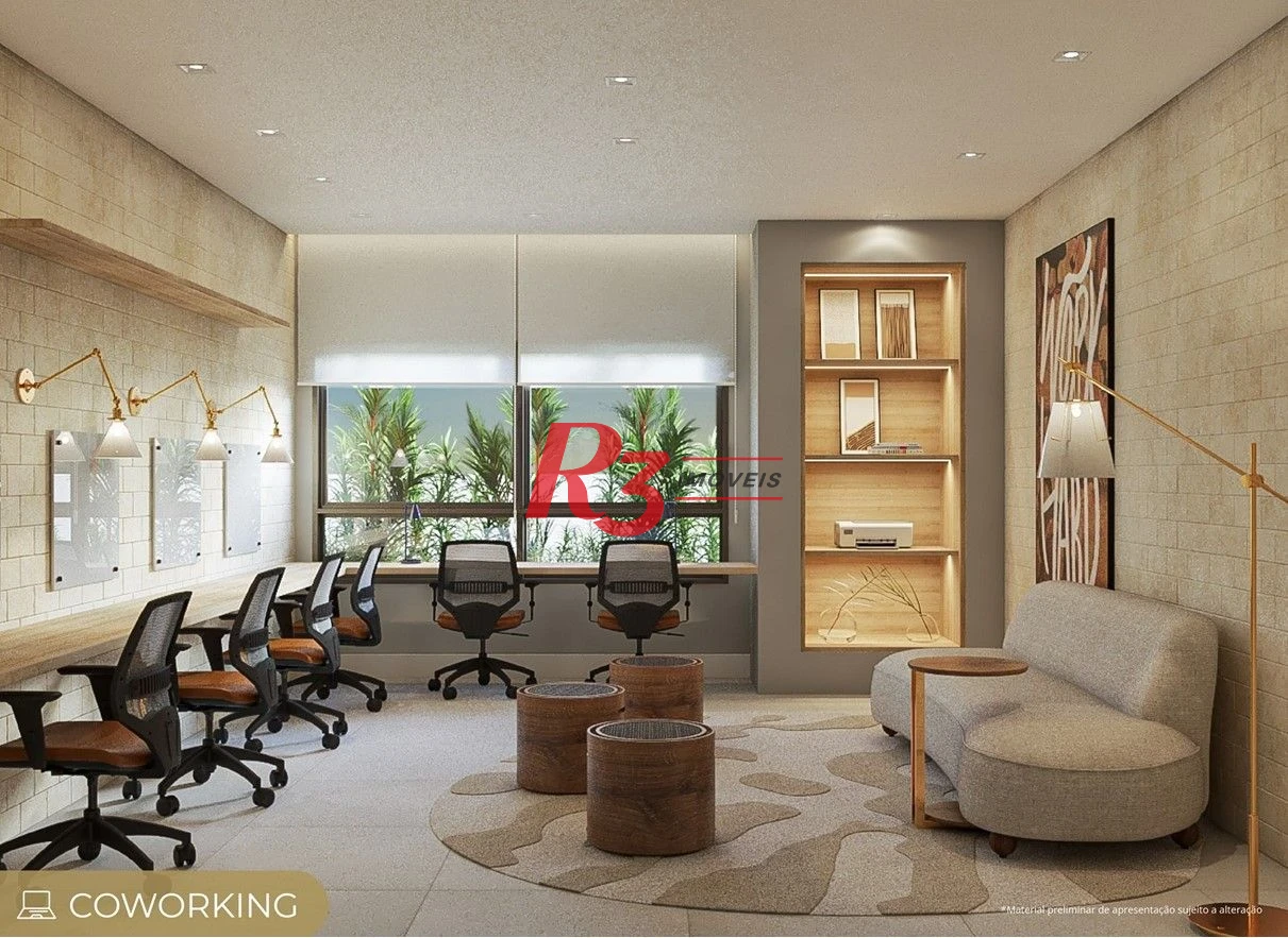 Apartamento com 1 dormitório à venda, 50 m² por R$ 600.000,00 - Marapé - Santos/SP