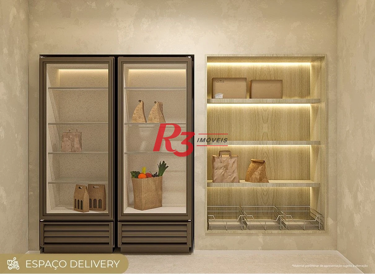 Apartamento com 1 dormitório à venda, 50 m² por R$ 600.000,00 - Marapé - Santos/SP