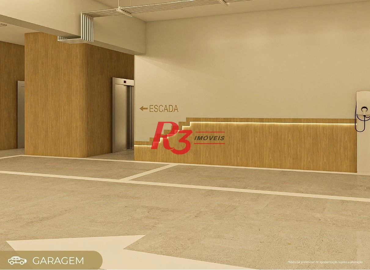 Apartamento com 1 dormitório à venda, 50 m² por R$ 600.000,00 - Marapé - Santos/SP