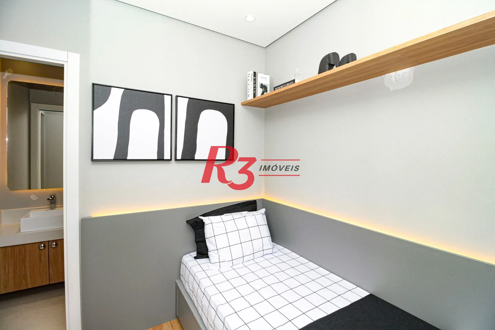 Apartamento com 1 dormitório à venda, 50 m² por R$ 600.000,00 - Marapé - Santos/SP